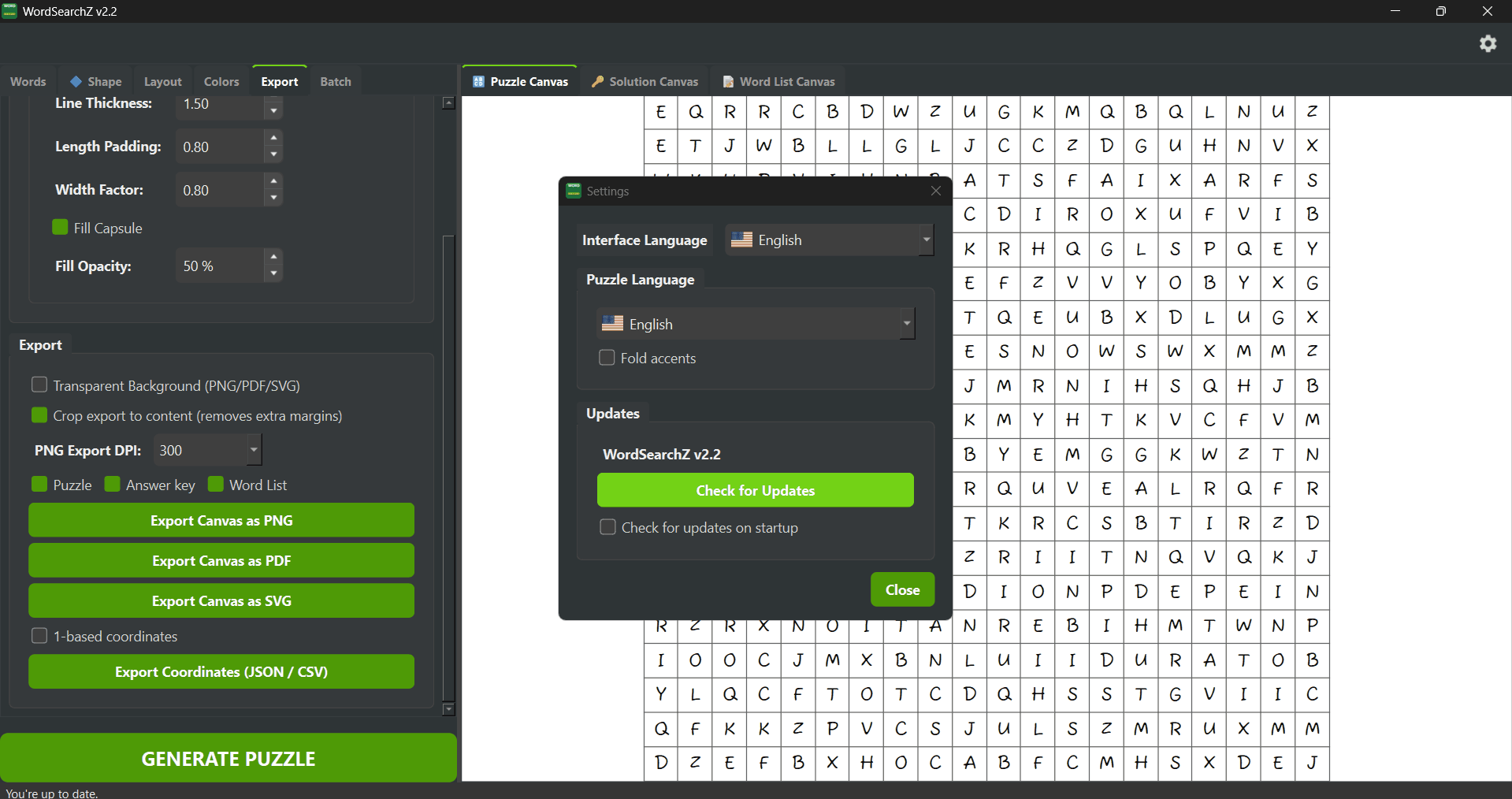 WordSearchZ screenshot 1